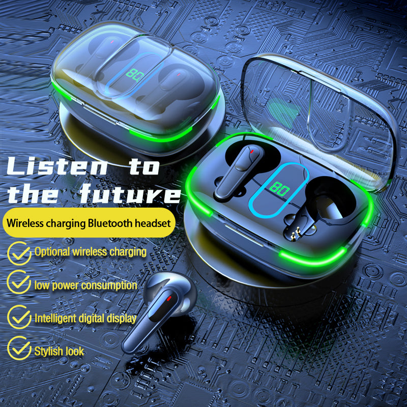 PRO70 TWS Bluetooth Earphone Waterproof Stereo Music Calling Wireless Headset with Breathing Light PRO70 TWS Bluetooth Earphone Waterproof Stereo Music Calling Wireless Headset with Breathing Light